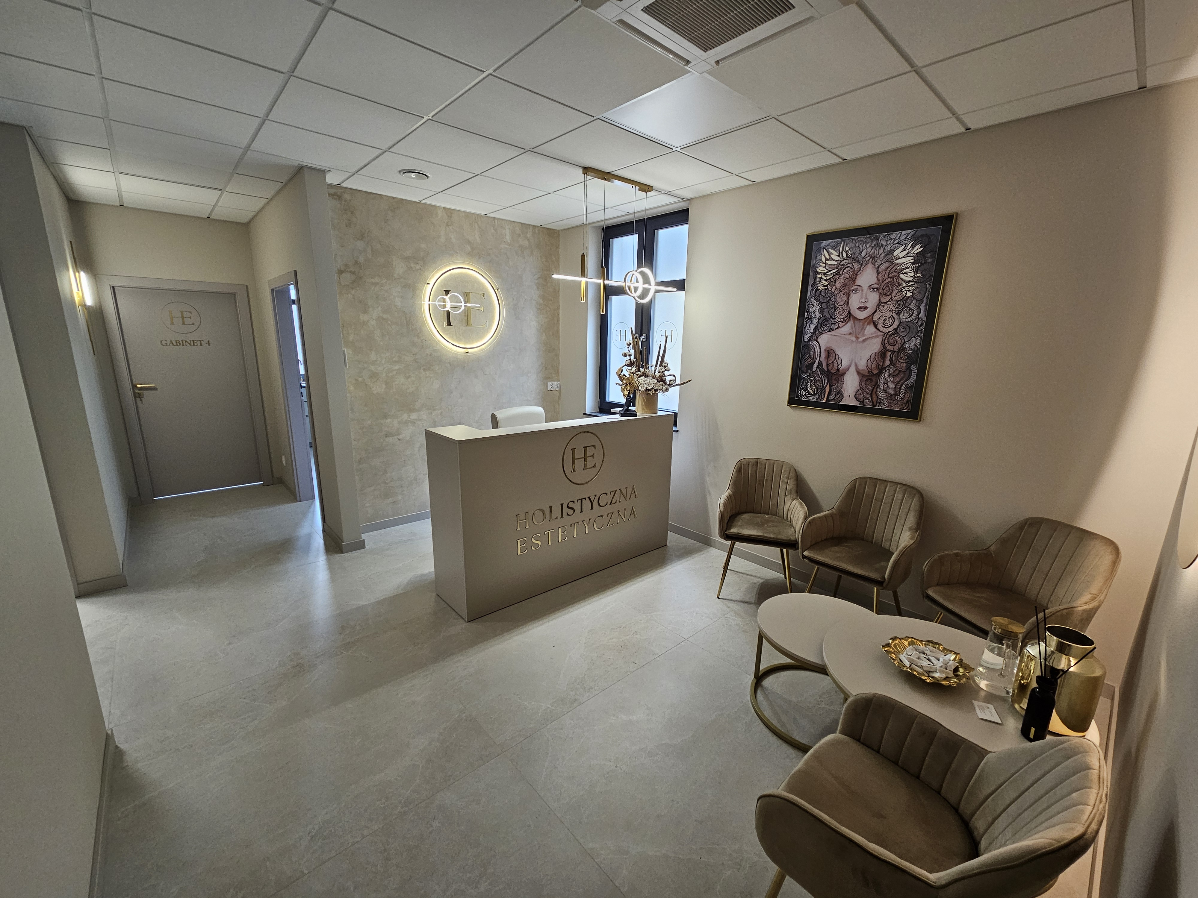 Wnętrze kliniki Holistyczna Estetyczna